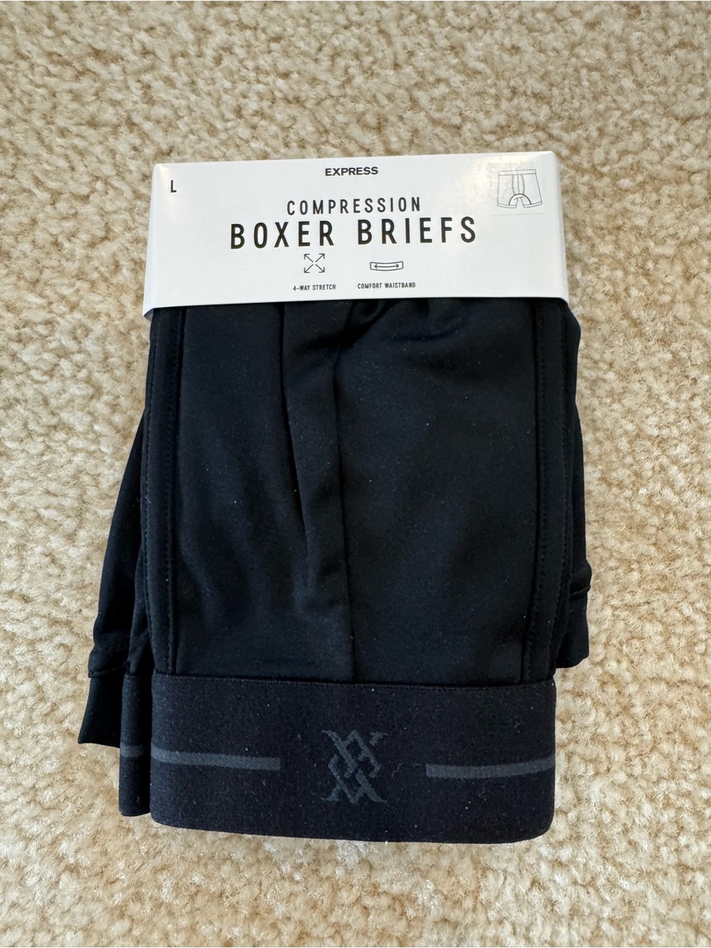 Express Men's Black Performance Boxer Briefs